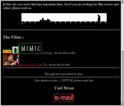 Click to The Its CRITICAL WebSite on tripod