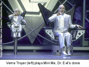 MINI-ME and DR. EVIL on The MOON