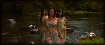 The three girls by the river as the Sirens