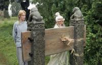 Uma Thurman as Beatrix Kiddo 
with Gordon Liu as Pai Mei