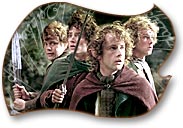 The 4 Hobbits of 
The Fellowship of the Ring