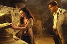 Rachel Weisz and Brendan Fraser 
as Evie and Rick O'Connell