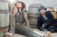 Russell Crowe as Ben Wade and 
Christian Bale as Dan Evans